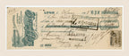 1908 French bill of exchange from L. Veyret & Cie in Lyon with decorative watchmaking letterhead, handwriting and bank stamps