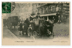 Paris Vécu – Modern Style, Early Automobile in Paris – Antique French Postcard