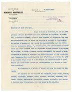 1925 Belgian Industrial Research Letter & Banque d’Outremer Receipt – Selys Longchamps Archive