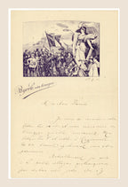 1915 French WWI Soldier Letter – Byrrh Advertising Stationery