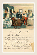 1902 French Soldier Letter from Nancy – Illustrated Military Stationery