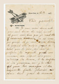 1924 French Military Aviation Letter – Basse-Yutz – Henri Bourguignon