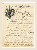 Early 20th Century French Military Letter – Le Foyer du Soldat, Camp de Sathonay