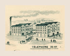 Illustrated Minoterie de la Méditerranée factory letterhead, Marseille 1917