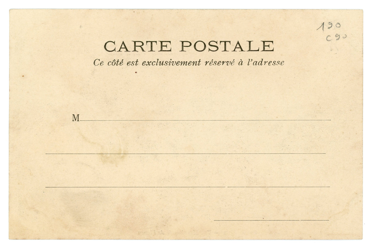 Paris Vécu – Flower Seller in Paris – Antique French Postcard