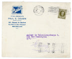 1930 Buick Brussels Invoice & Envelope – Madame de Selys-Longchamps