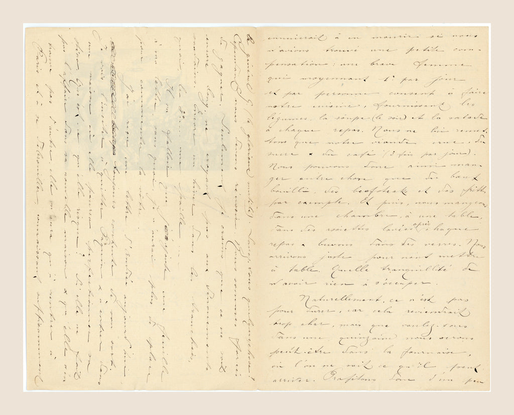 1915 French WWI Soldier Letter – Byrrh Advertising Stationery