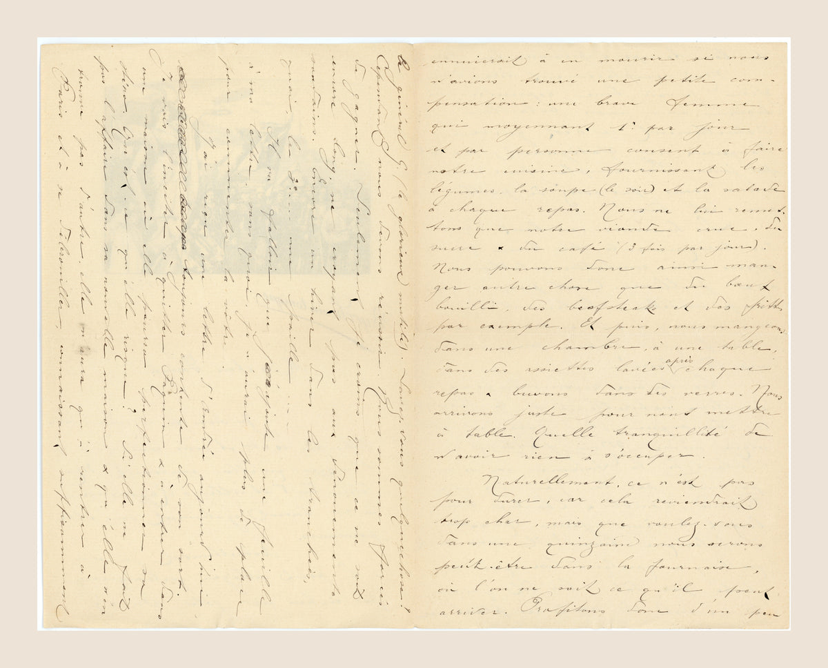 1915 French WWI Soldier Letter – Byrrh Advertising Stationery