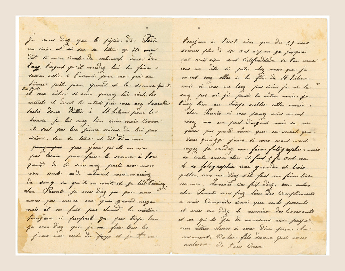 1902 French Soldier Letter from Nancy – Illustrated Military Stationery