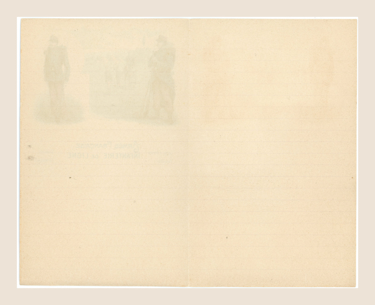 French Military Stationery – 6th Line Infantry – Künzli Frères Paris