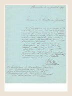 Handwritten 21 July 1967 retirement letter by Alexis Dubois to the Secretary General of the Belgian Ministry of Finance