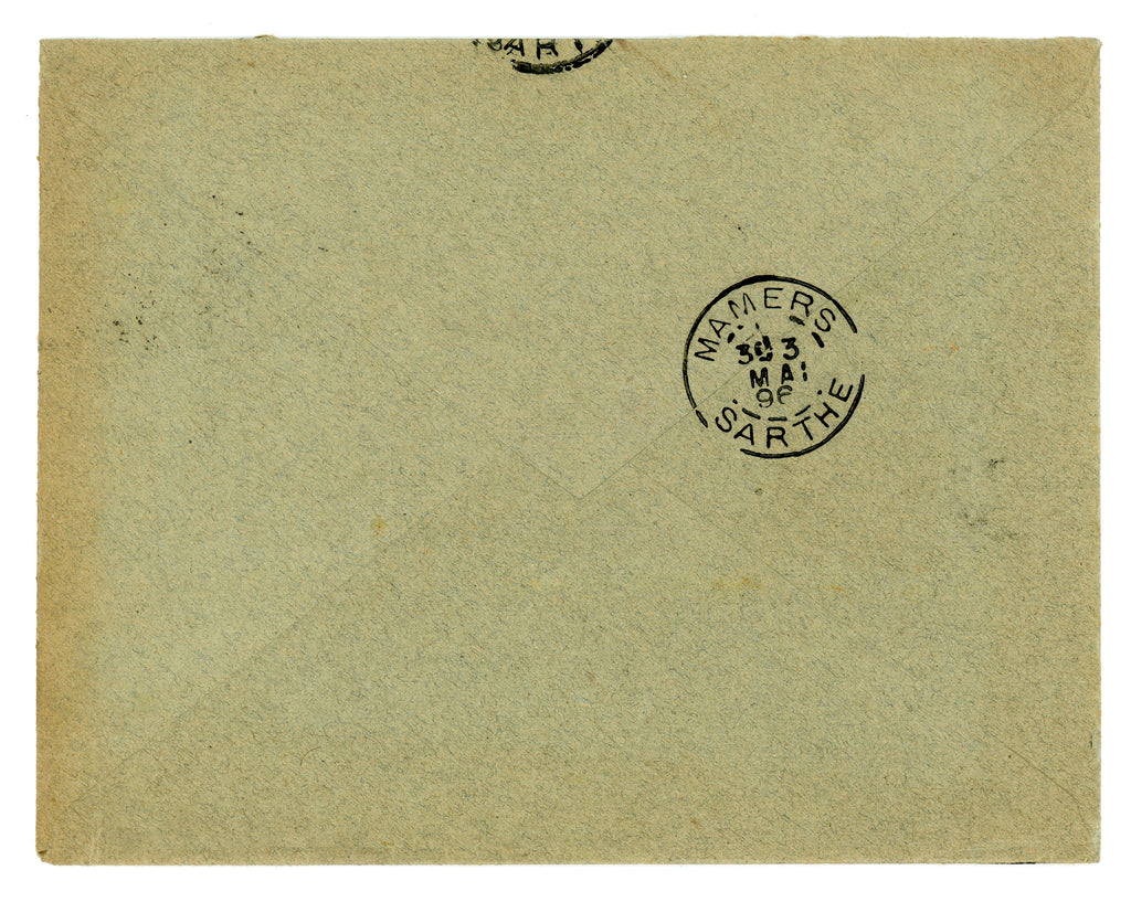 1896 French Medical Letter & Two Envelopes – Jules Haran, Paris