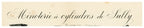 Illustrated letterhead of the Minoterie de Sully flour mill near Bayeux, 1901