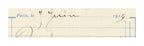 Handwritten detail on 1915 French plant rental receipt