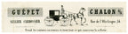Illustrated horse-drawn carriage letterhead of Guépet, saddler and coachbuilder