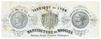 Engraved Blanpied Richard & Cie letterhead with exhibition medals, Lyon 1865