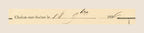 Close-up of handwritten entries on 1896 French funeral services invoice