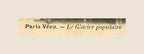 Paris Vécu – Le Glacier populaire (Popular Ice Cream Kiosk) – Antique French Postcard