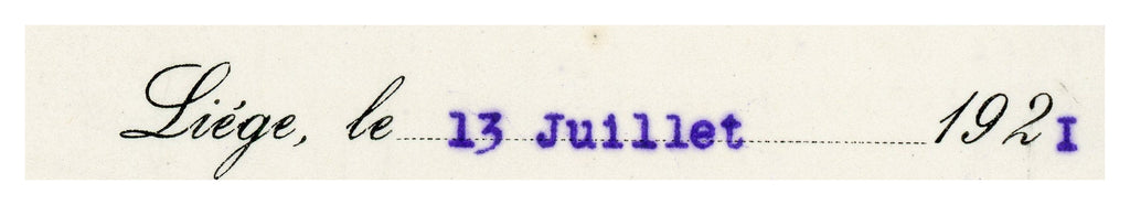 1921 Electrical Installation Letter & Philips Envelope – Selys Longchamps Archive