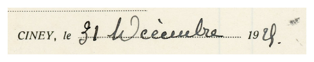 1928 Construction Materials Account – Joseph Degesves Ciney – Selys Longchamps Archive