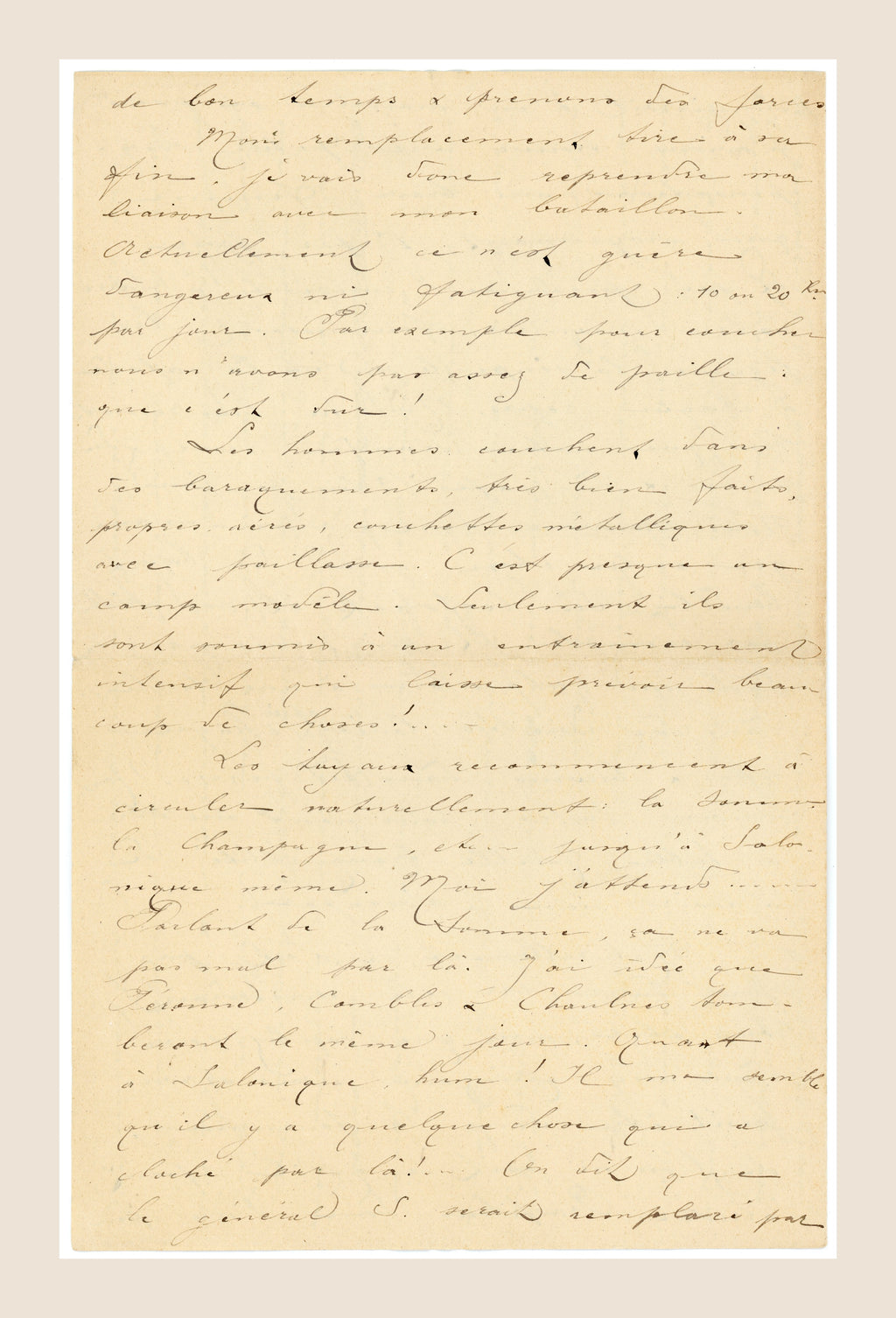 1915 French WWI Soldier Letter – Byrrh Advertising Stationery