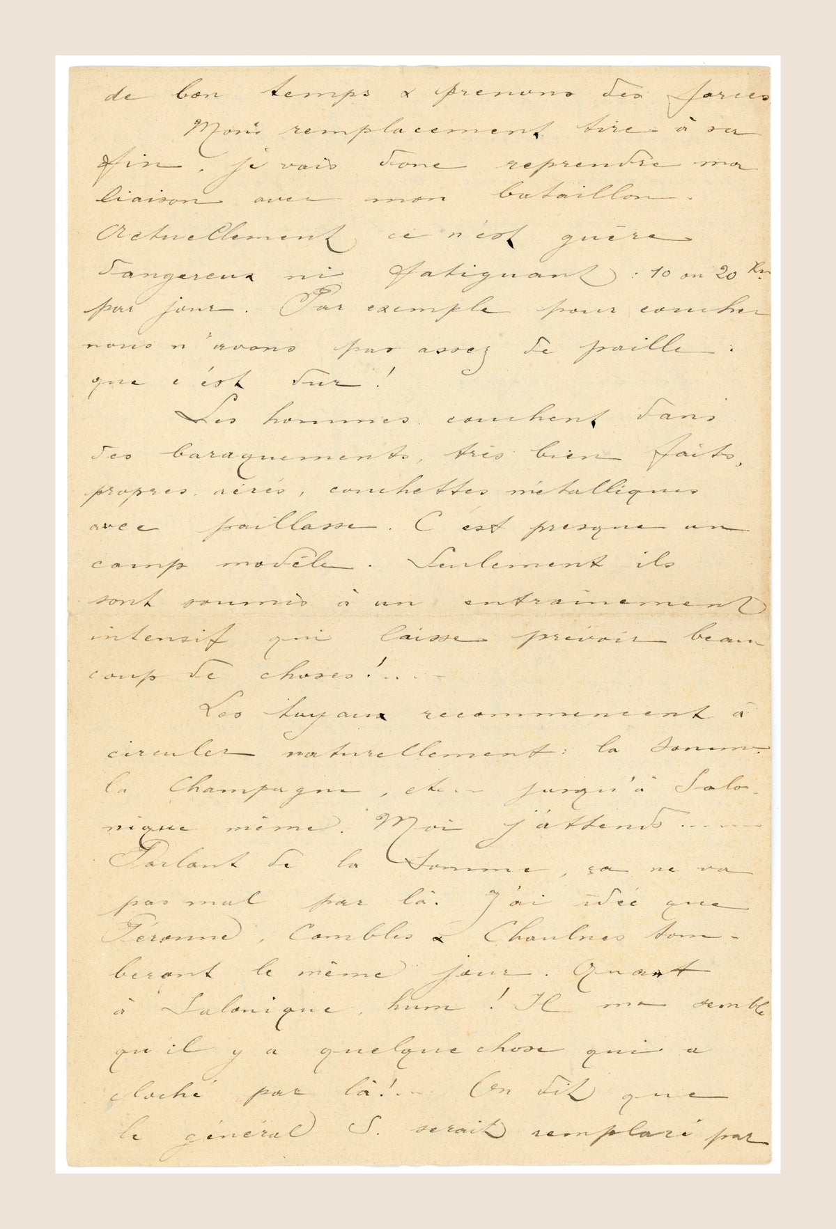 1915 French WWI Soldier Letter – Byrrh Advertising Stationery