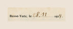 1924 French Military Aviation Letter – Basse-Yutz – Henri Bourguignon