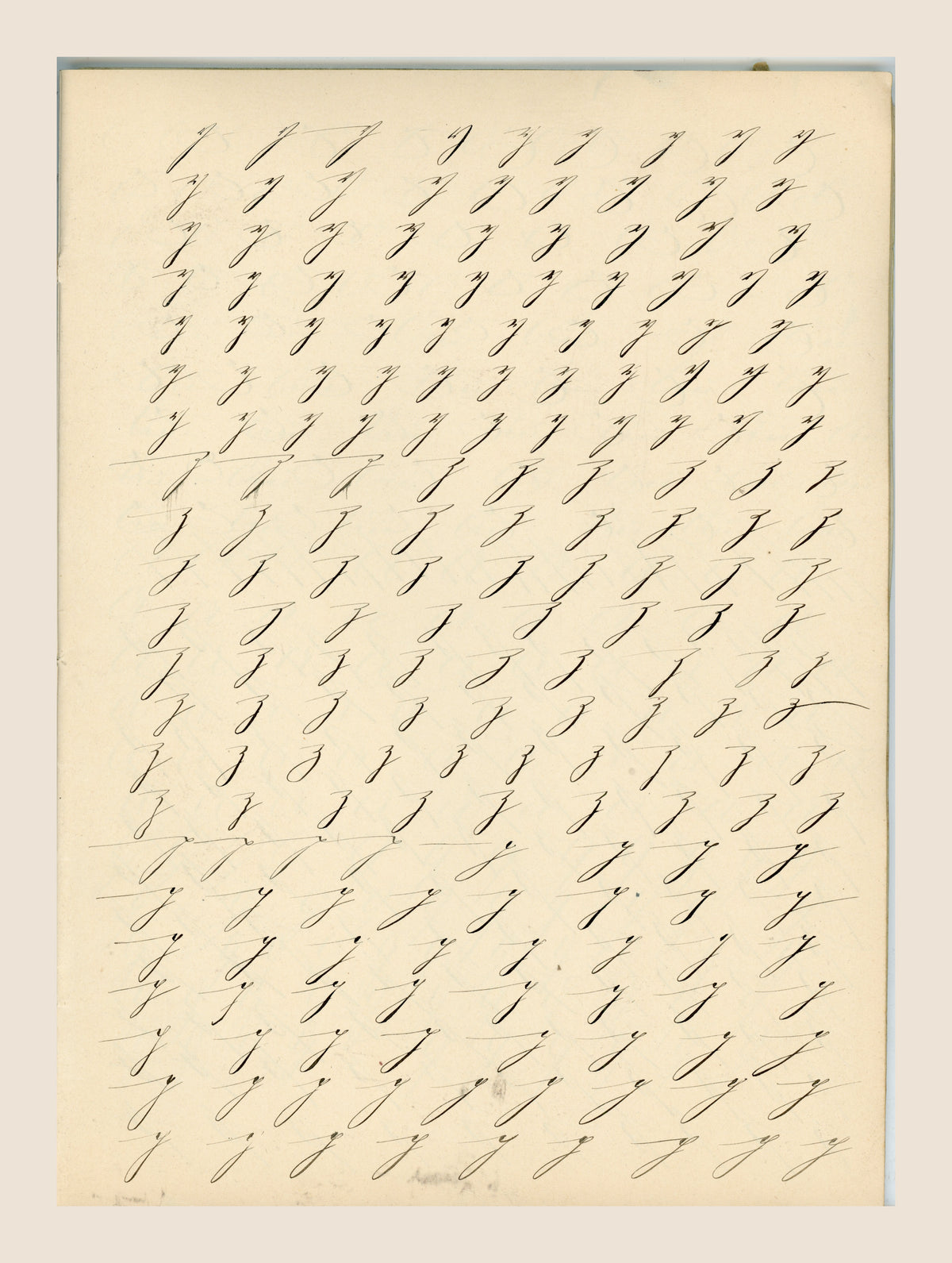 1904 German Calligraphy Exercise Book – Gander Writing Method – Frankfurt