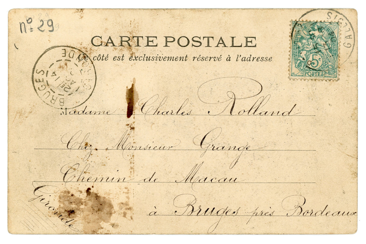 Paris Vécu – Bird Charmer at the Tuileries – Antique French Postcard
