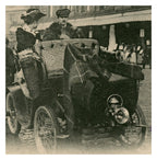 Paris Vécu – Modern Style, Early Automobile in Paris – Antique French Postcard