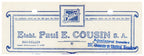 1930 Buick Brussels Invoice & Envelope – Madame de Selys-Longchamps