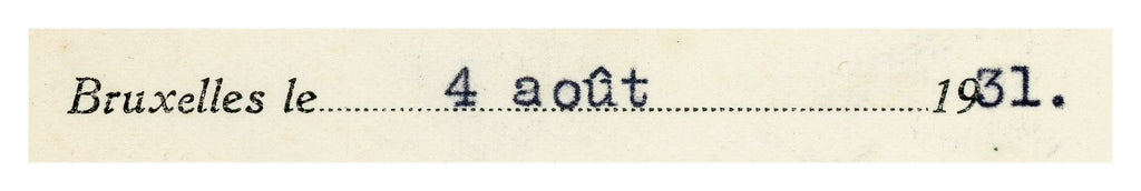 1931 Citroën Automobile Insurance Letter – Selys Longchamps Archive