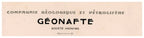 1920 Géonafte Geological & Petroleum Company Letter – Selys Longchamps Archive