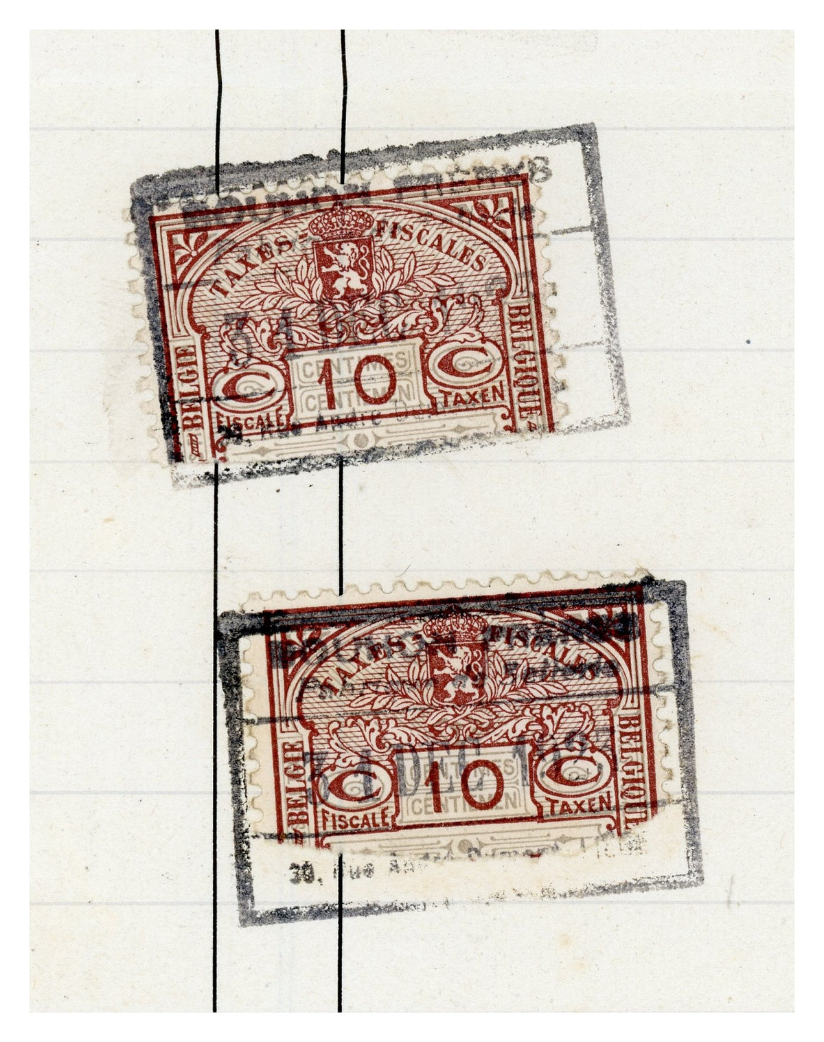 1923 Bouhon Frères Saddlery Invoice – Selys Longchamps Archive