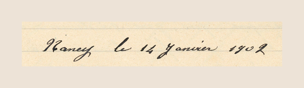 1902 French Soldier Letter from Nancy – Illustrated Military Stationery
