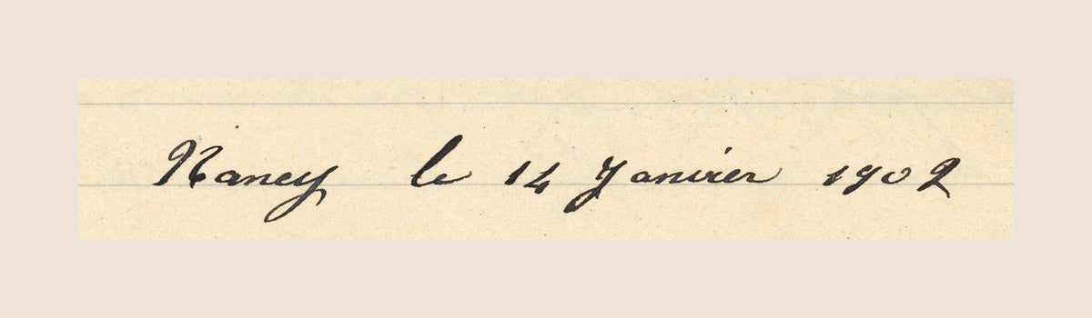 1902 French Soldier Letter from Nancy – Illustrated Military Stationery