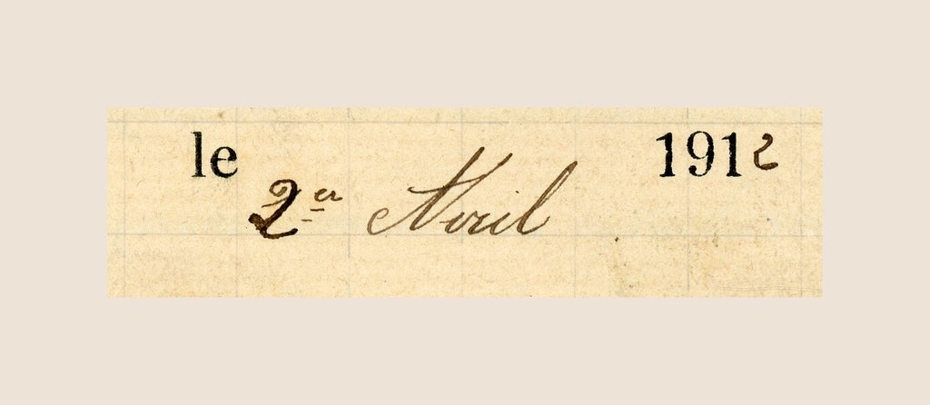 1912 French Naval Letter – Lorient – Illustrated “Marine” Stationery