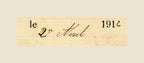 1912 French Naval Letter – Lorient – Illustrated “Marine” Stationery