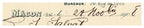 Close-up of handwritten entries on 1908 French metalware invoice
