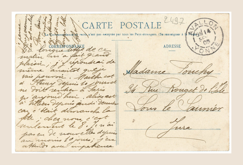 3 Antique French Bergeret Postcards – Le Premier Rendez-vous – Romance c. 1905