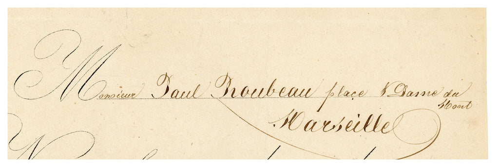 Handwritten commercial correspondence from J. Zacherl & Cie, Paris 1869