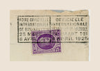 1925 Belgian Industrial Research Letter & Banque d’Outremer Receipt – Selys Longchamps Archive