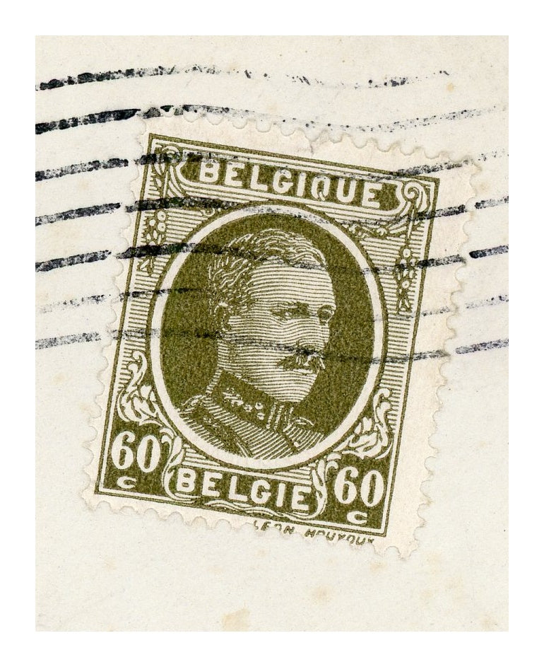 1930 Buick Brussels Invoice & Envelope – Madame de Selys-Longchamps