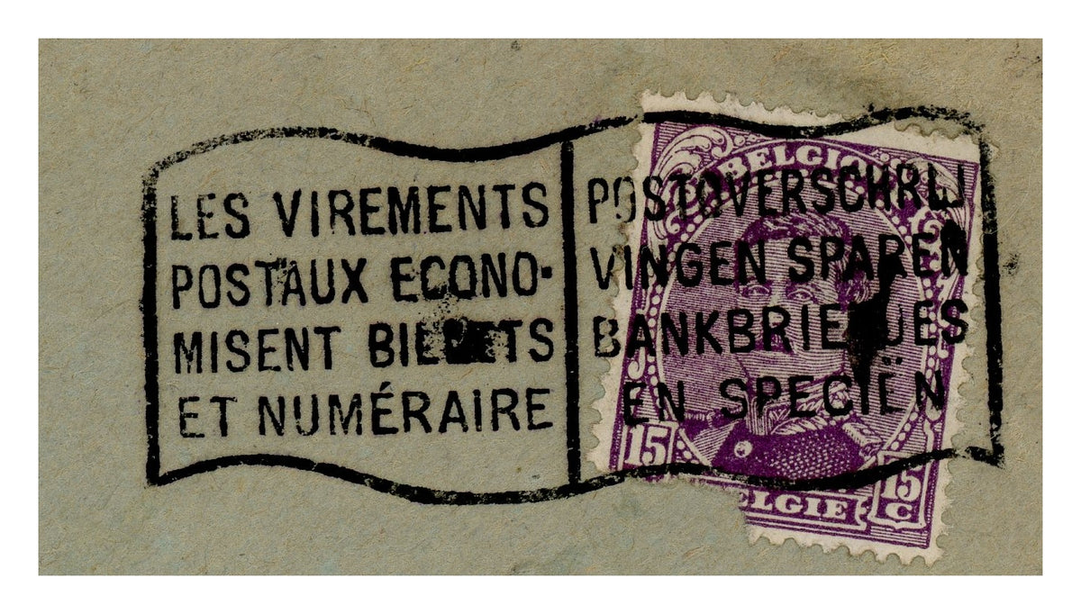 1920 Brussels Game Market Letter & Auction Invoice – Selys Longchamps Archive