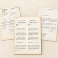 1966 Alexis Dubois archive with Belgian royal decree and correspondence for Commander of the Order of the Crown