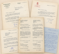 1967 Alexis Dubois retirement archive with Belgian royal decree, official letters and signed correspondence