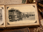Paris Vécu – Steam Tramways at the Rond-Point de l’Étoile – Antique French Postcard