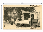Paris Vécu – Le Glacier populaire (Popular Ice Cream Kiosk) – Antique French Postcard