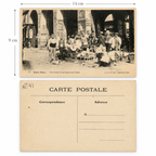Paris Vécu – Produce Sellers at Les Halles – Antique French Postcard