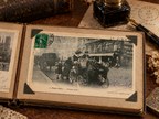 Paris Vécu – Modern Style, Early Automobile in Paris – Antique French Postcard
